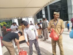 Sebanyak 3980 paket sembako, Pemerintah Kecamatan Teluknaga Gelar Bazar Tebus Murah
