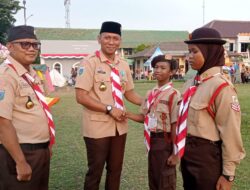 Camat Teluknaga Buka Kegiatan Perkemahan Pramuka Tingkat Kwartir Ranting Teluknaga