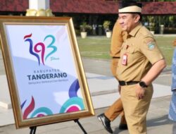 Logo HUT Kabupaten Tangerang ke-393 Resmi Meluncur dalam Apel Pagi