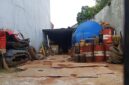 gudang yang berada di kawasan Perumahan Bumi Puspitek Asri, Kecamatan Pagedangan, Kabupaten Tangerang, Foto: ist