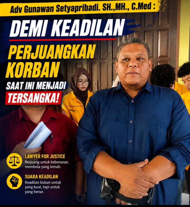 Adv Gunawan Setyapribadi. SH.,MH., C.Med, Foto: ist