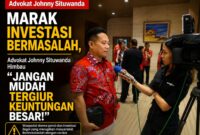 Advokat Johnny Situwanda, SH.,MH, Foto: ist