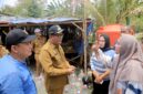 Wakil Wali Kota Tangerang, Maryono, saat meninjau lokasi terdampak kekeringan di Kelurahan Kunciran Jaya, Foto: ist